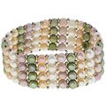 Handmade Four-Strand Freshwater Pearl Bracelet