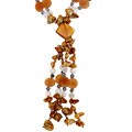 Fiery FW Pearl, Aventurine and Agate Necklace
