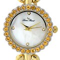 Lucien Piccard 'Roma' Citrine Bezel Women's Watch