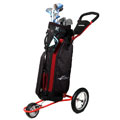 Upright Caddie Perfect 3 Wheel Push Pull Golf Cart