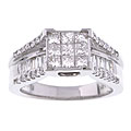 14k White Gold 1 1/2ct TDW Diamond Engagement Ring