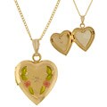 Goldfill Heart Locket with Diamond Accent