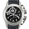 Hamilton Khaki Navy Frogman Black Strap Watch