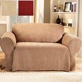Textured Stripe Loveseat Slipcover