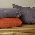 Quilted Brick Microsuede Quilt Set