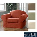 Sure Fit 2-piece Supreme Twill Chair Slipcover