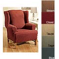 Stretch Modern Washable Wing Chair Slipcover