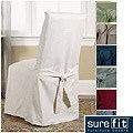 Sure Fit Cotton Classic Full-length Dining Chair Slipcovers (Pair)