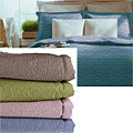 Microfiber Pebble Comforter Set w/Shams