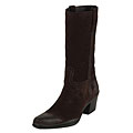 Prada Sport Chocolate Suede Western Boots