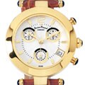 Lucien Piccard 'Corinthian Gold' Chrono Watch
