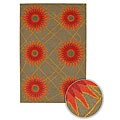 Hand-tufted Alani Wool Rug (5' x 7'6)