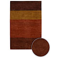 Hand-tufted Aditi New Zealand Wool Rug (5'9 Round)
