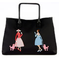 Sydney Love Poodles Garden Party Tote Bag