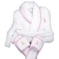 Breast Cancer Awareness Terry Cloth Spa Robe