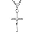 Sterling Silver Small Boy's Crucifix Necklace