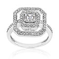 14k White Gold 3/4ct TDW Diamond Engagement Ring