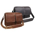 Dual Leather Flap Organizer Brief