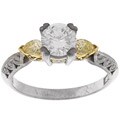Tacori Platinum CZ 2/5ct TDW Diamond Wedding Ring