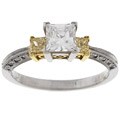 Tacori Platinum CZ 2/5ct TDW Diamond Wedding Ring