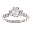 Tacori Platinum CZ 1/2ct TDW Diamond Wedding Ring