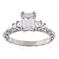 Tacori Platinum CZ 1/2ct TDW Diamond Wedding Ring