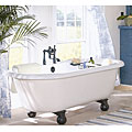 Madeline Clawfoot Bathtub with Cannonball Feet