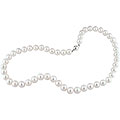 Freshwater Pearl Necklace with Silver Clasp (9-10 mm)