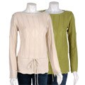 Bette Paige Women's Drawstring Waist Sweater