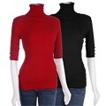 Bette Paige Half-sleeve Turtle Neck