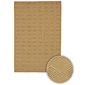 Hand-loomed Basil Natural Jute Rug (3'6 x 5'6)