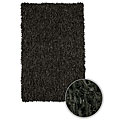Hand-loomed Daria Natural Leather Rug (5' x 7'6)