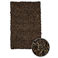 Hand-loomed Daria Natural Leather Rug (5' x 7'6)