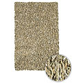 Hand-loomed Daria Natural Leather Rug (5' x 7'6)