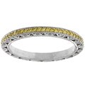 Tacori Platinum/ 18k Gold Diamond Eternity Band