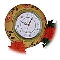 Sunflower Garden Hand-painted Decorative Clock