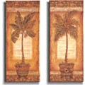 Shari White Palmera Banana & Coconut Canvas Set (2-piece)
