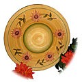 Hand-painted Sunflower Serving Platter