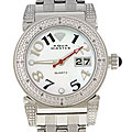Aqua Master Women's Diamond Mother of Pearl Watch