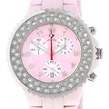 Aqua Master Women's Pink Ceramic Diamond Watch