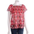 BW Studio Women's Elastic Smock Tunic Top