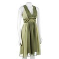 Max & Cleo Chiffon V-neck Dress