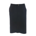 Larry Levine Striped Flare Skirt