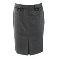 Larry Levine Big Button Skirt