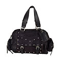 Chloe Black Suede Satchel with Silver Toned Studs