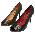 Glaze by Adi Buckle Accent Peep Toe Pumps
