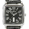August Steiner Men's 'Sir Isaac' Black Shark Watch