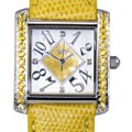 Burgi Women's 'The Rockerfeller' Square Dial Watch
