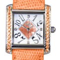 Burgi Women's 'The Rockerfeller' Orange Watch