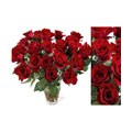 100 Fresh Red Wholesale Roses (18 in. stem length)